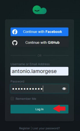 Effettua il login su CodeWP AI