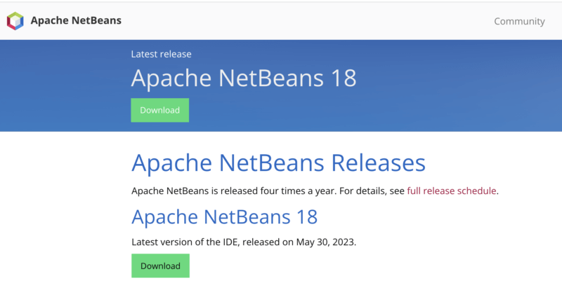 Come scaricare Netbeans