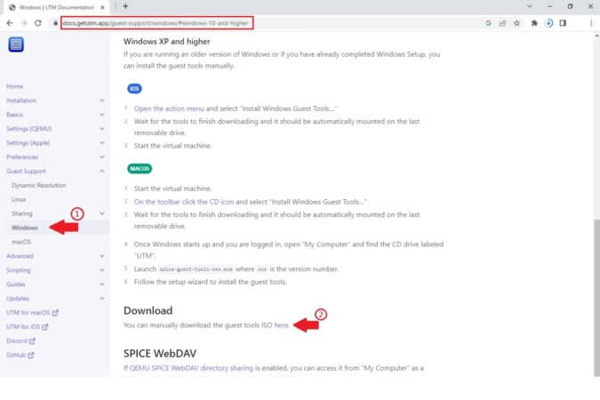 Download SPICE Guest Tools Utility