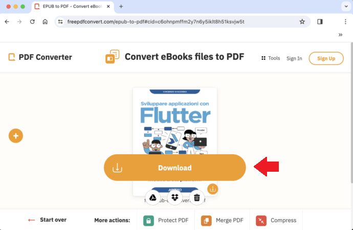 ePub caricato e pronto per essere scaricato