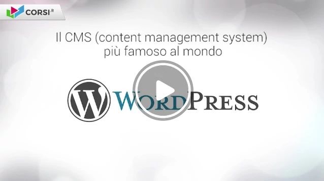 Corso Wordpress